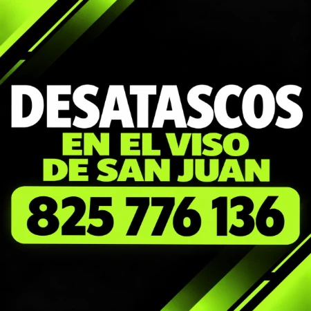 Desatascos en El Viso de San Juan